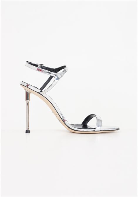Sandali da donna argento in pelle metallizzata ELISABETTA FRANCHI | SA34L42E2900